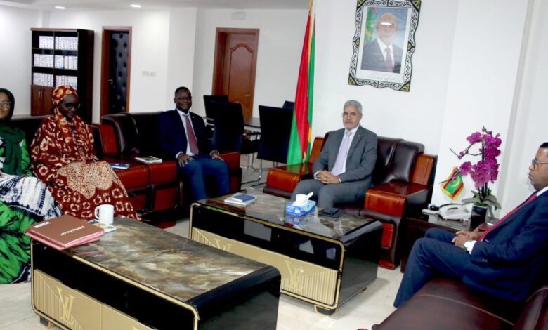 صورة وزير الزراعة يستقبل ممثل منظمة الفاو في موريتانيا