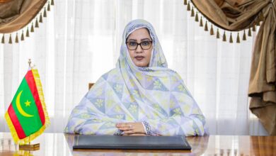 صورة السيدة الأولى تشارك كضيفة شرف في ورشة  win- Africa وتدعو لتمكين المرأة في قطاع التعدين