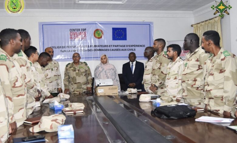 صورة اختتام ورشة تكوينية لتعزيز قدرات المدربين في مجال حماية المدنيين وتقليص الأضرار