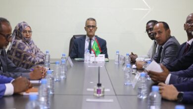 صورة وزير الصيد يزور مكاتب ديوانه والإدارات المركزية وبعض المؤسسات التابعة لقطاعه