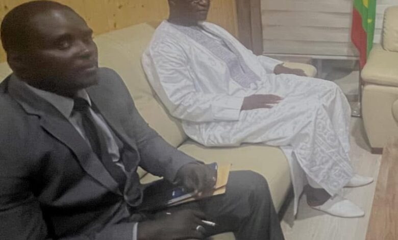 صورة مباحثات موريتانية غامبية حول سبل تعزيز العلاقات