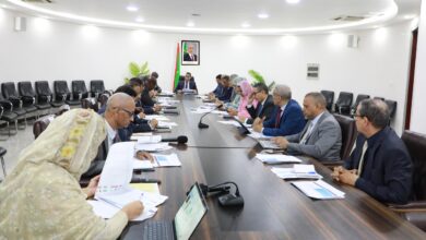 صورة الوزير الأول يترأس اجتماع اللجنة الوزارية المكلفة بالاشراف والمتابعة للبرنامج الأولوي لتعميم النفاذ إلى الخدمات الأساسية للتنمية المحلية