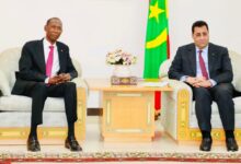 صورة الوزير الأول يستقبل وزير الخارجية السنغالي