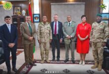 صورة قائد الأركان العامة للجيوش يستقبل وفدا من حلف شمال الأطلسي