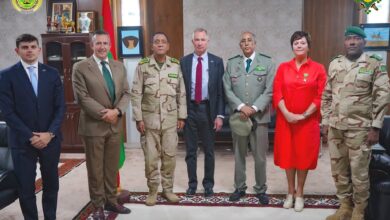 صورة قائد الأركان العامة للجيوش يستقبل وفدا من حلف شمال الأطلسي