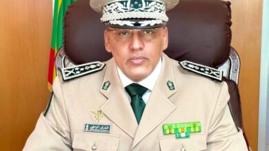 صورة ترقية قائد أركان الدرك الوطني أحمد محمود ولد الطايع إلى رتبة فريق