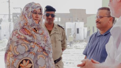 صورة وزيرة الإسكان تطلع على سير الأشغال في بعض المنشآت التعليمية