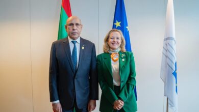 صورة رئيس الجمهورية يلتقي رئيسة بنك الاستثمار الأوروبي