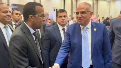 صورة الأمين  العام لوزارة المياه يشارك في افتتاح النسخة الثامنة من أسبوع القاهرة للمياه