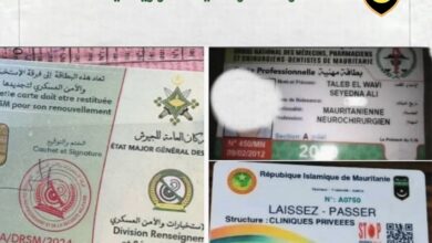 صورة ضبط عصابة اجرامية مختصة في تزوير الوثائق الرسمية.