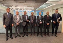 صورة *وزير الشؤون الاقتصادية يجري مباحثات مع المدير العام للصندوق العربي للإنماء الاقتصادي والاجتماعي*