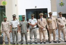 صورة وفد عسكري مغربي يؤدي زيارة للأركان العامة للجيوش