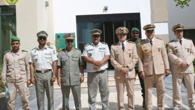 صورة وفد عسكري مغربي يؤدي زيارة للأركان العامة للجيوش