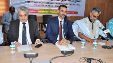 صورة إطلاق أعمال فريق الصداقة البرلمانية الموريتانية المصرية