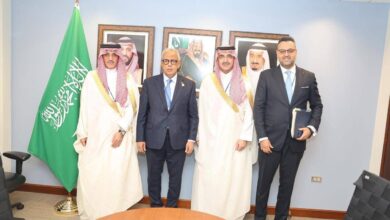 صورة *وزير الشؤون الاقتصادية يلتقي الرئيس التنفيذي للصندوق السعودي للتنمية*