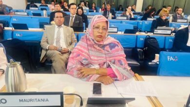صورة موريتانيا تشارك في أعمال الدورة ال 53 للجنة الأمن الغذائي