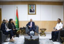 صورة وزير الدفاع يستقبل القائمة بالأعمال بسفارة الولايات المتحدة الأمريكية