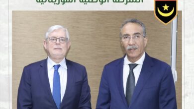 صورة المدير العام للأمن الوطني يستقبل سفير الإتحاد الأوروبي في موريتانيا