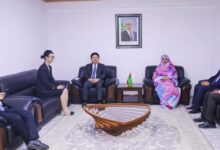 صورة وزيرة التربية وإصلاح النظام التعليمي تستفبل السفير الصيني