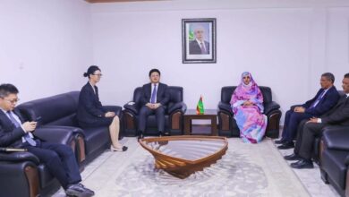 صورة وزيرة التربية وإصلاح النظام التعليمي تستفبل السفير الصيني