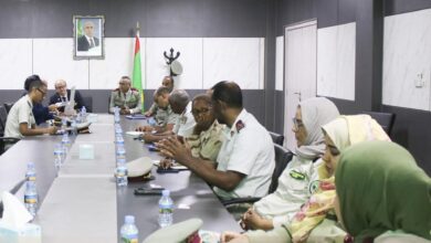 صورة المدير ية العامة للخدمات الصحية للقوات المسلحة وقوات الأمن تستقبل وفدا من اللجنة الدولية للأطباء العسكريين