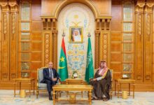 صورة رئيس الجمهورية، يلتقي في الرياض، ولي عهد المملكة العربية السعودية،