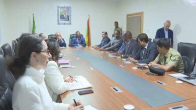 صورة الوزير المنتدب المكلف باللامركزية يعقد جسلة عمل مع وزير الداخلية الإيطالي