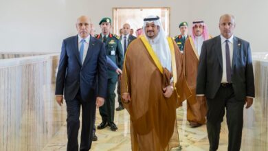 صورة رئيس الجمهورية، يتوجّه إلى نواكشوط، بعد مشاركته في فعاليات افتتاح النسخة التاسعة من مبادرة مستقبل الاستثمار (FII9)