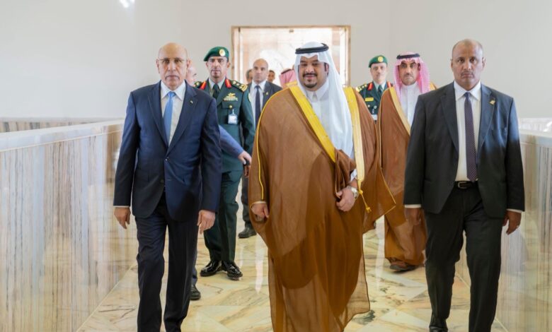 صورة رئيس الجمهورية، يتوجّه إلى نواكشوط، بعد مشاركته في فعاليات افتتاح النسخة التاسعة من مبادرة مستقبل الاستثمار (FII9)