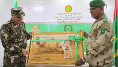 صورة انعقاد الاجتماع الأمني التنسيقي الثالث بين الجيشين الموريتاني والجزائري