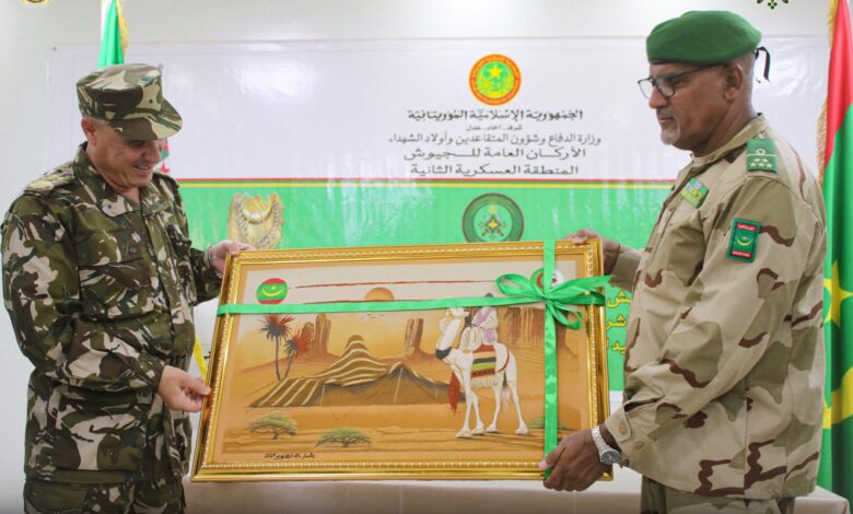 صورة انعقاد الاجتماع الأمني التنسيقي الثالث بين الجيشين الموريتاني والجزائري