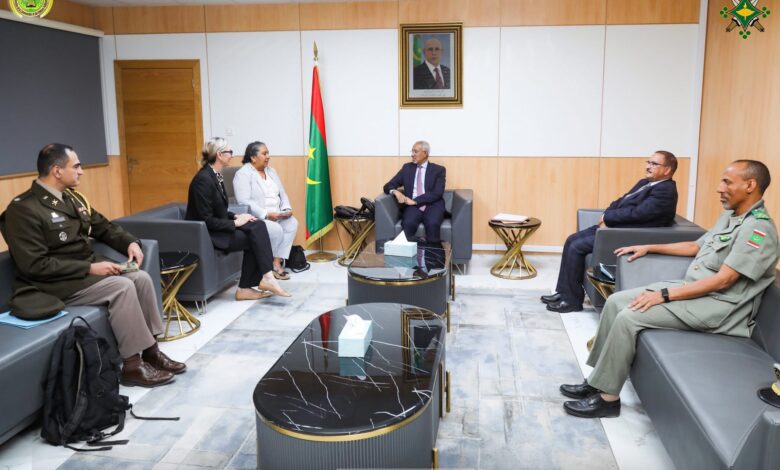 صورة وزير الدفاع يستقبل القائم بالأعمال بالنيابة بالسفارة الأميركية