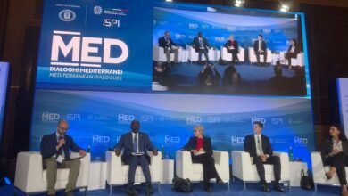 صورة نابولي/ وزير الشؤون الخارجية يحاضر حول التهديدات المستجدة بالمنطقة