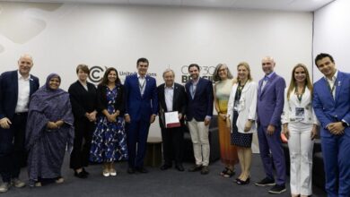 صورة رئيسة جهة نواكشوط تشارك في فعاليات قمة المناخ COP 30