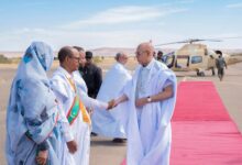 صورة رئيس الجمهورية ي يختتم زيارته لولاية الحوض الشرقي ويتوجه إلى نواكشوط