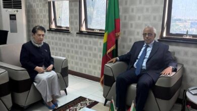 صورة *وزير الشؤون الاقتصادية والتنمية يستقبل السفيرة الإيطالية في بلادنا*