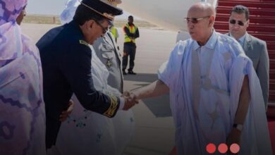 صورة غزواني يعود للعاصمة نواكشوط بعد زيارة ميدانية لولاية الحوض الشرقي