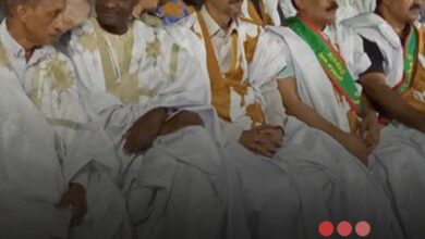 صورة افتتحاح النسخة الحادية عشرة من مهرجان الصحراء والمحيط ببنشاب