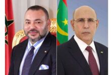 صورة رئيس الجمهورية يهنئ العاهل المغربي بمناسبة العيد الوطني لبلاده