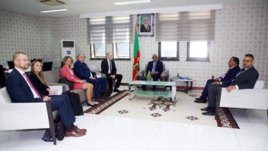 صورة وزير الشؤون الاقتصادية يبحث مع وفد ألماني آليات تقوية الشراكة الاقتصادية