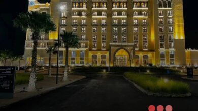 صورة رئيس الجمهورية يشرف على تدشين فندق “شيراتون نواكشوط