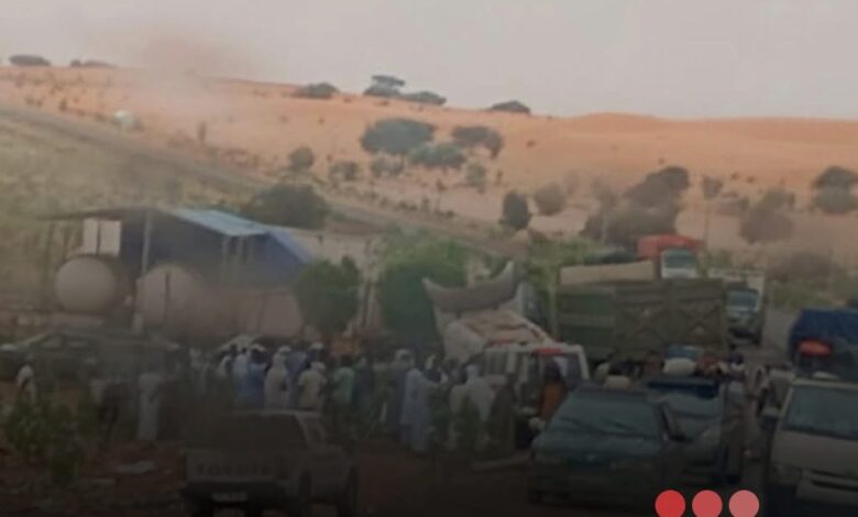 صورة حادث سير خطير قرب بوتلميت يتسبب بحالتي وفاة وعدة جرحى