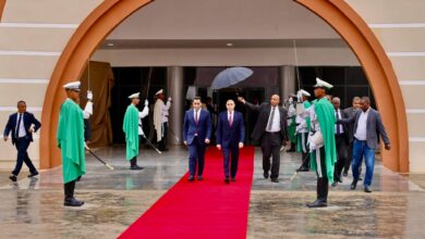 صورة رئيس الجمهورية يغادر إلى انغولا للمشاركة في القمة السابعة بين الاتحاد الافريقي والاتحاد الأوروبي
