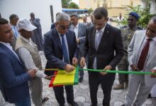 صورة وزير الثقافة والفنون يشرف على تدشين المركب السمعي البصري بإذاعة موريتانيا