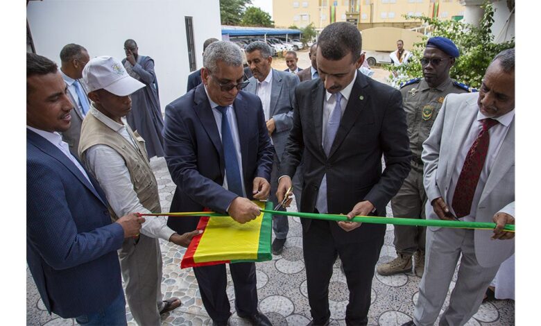 صورة وزير الثقافة والفنون يشرف على تدشين المركب السمعي البصري بإذاعة موريتانيا