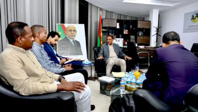 صورة معادن موريتانيا: المدير العام يجتمع مع مدير شركة “بوشان جنرال تريدينغ