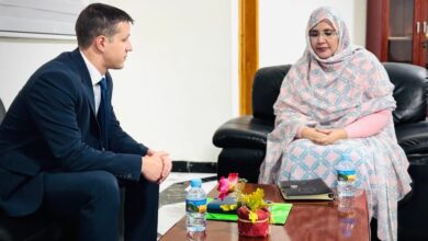 صورة المديرة العامة للمركزية للشراء تبحث مع ممثل السفارة الأوكرانية تعزيز التعاون في تموين السوق الوطني