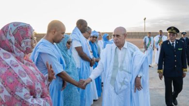 صورة انبيكت لحواش: استقبال شعبي حاشد لفخامة رئيس الجمهورية من طرف مجتمع “التآزر”  ‏‎