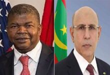 صورة رئيس الجمهورية يهنئ نظيره الأنغولي بمناسبة احتفال بلاده بعيدها الوطني