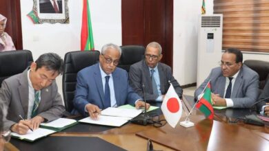 صورة موريتانيا واليابان توقعان مذكرة اتفاق بشأن برنامج العون الغذائي الياباني (KR 2025)